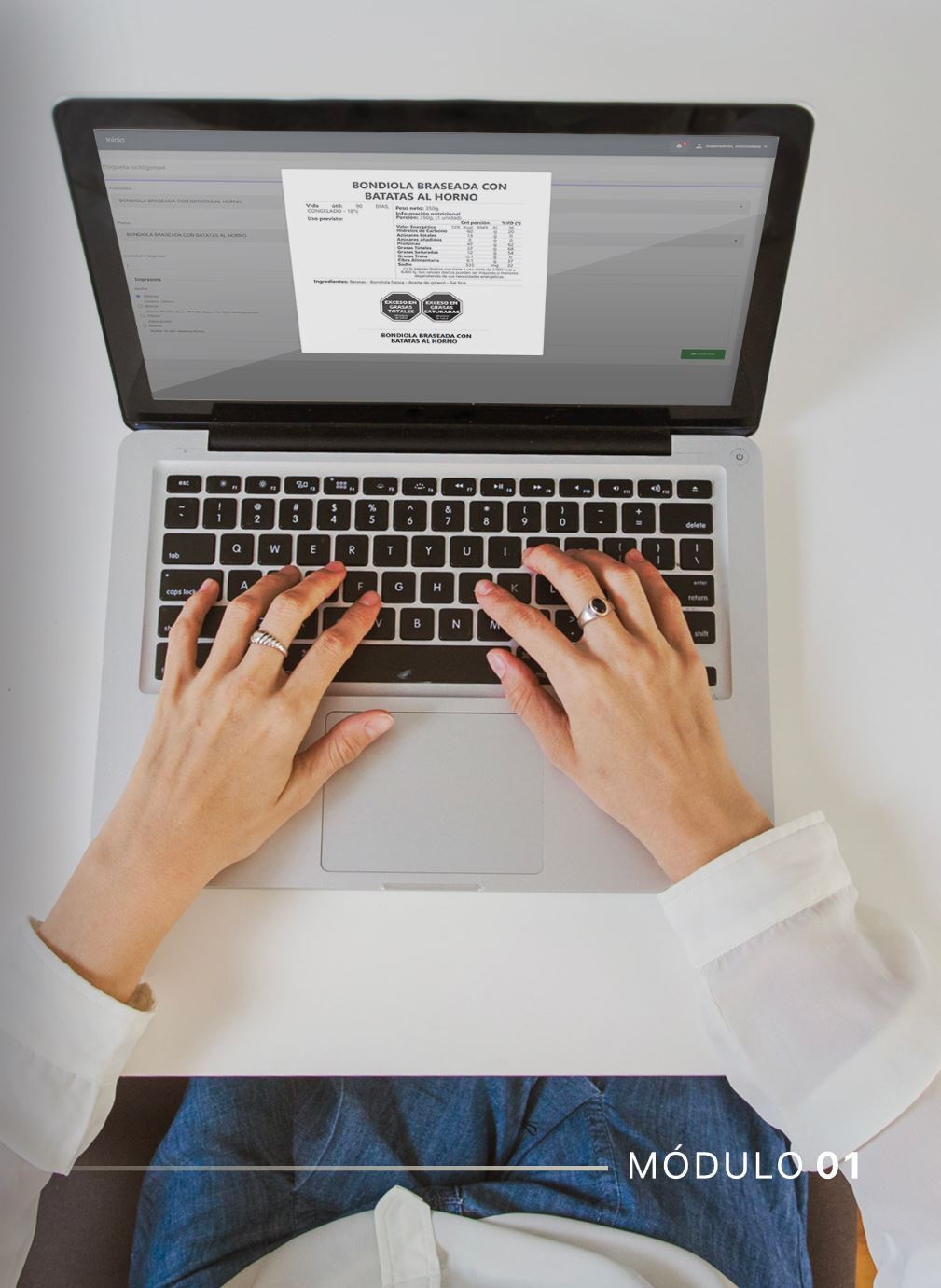 Insumos, productos y recetas digitales